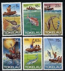 TOKELAU - 1982 - Fishing Methods - Perf 6v Set - Mint Never Hinged