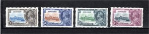 Gold Coast 1935 MNH Sc 108-111