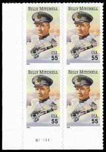 PCBstamps  US #3330 PB $2.20(4x55c)Billy Mitchell, MNH, (PB-3a)