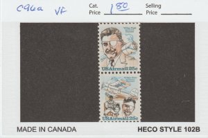 Scott# C96a 1979 25c Wiley Post Issue VF MNH Pair