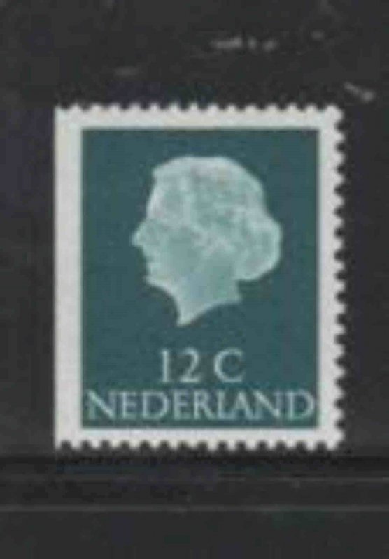 NETHERLANDS #345 1953 12c QUEEN JULIANA MINT VF NH O.G