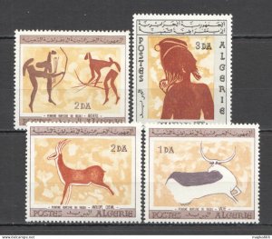 P0959 1966 Algeria Art Ancient Paintings Michel #444-47 32 Euro 1Set Mnh