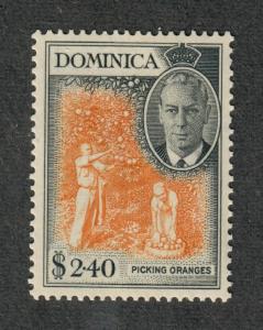 Dominica Sc#136 M/VLH, Top Value, Cv. $30