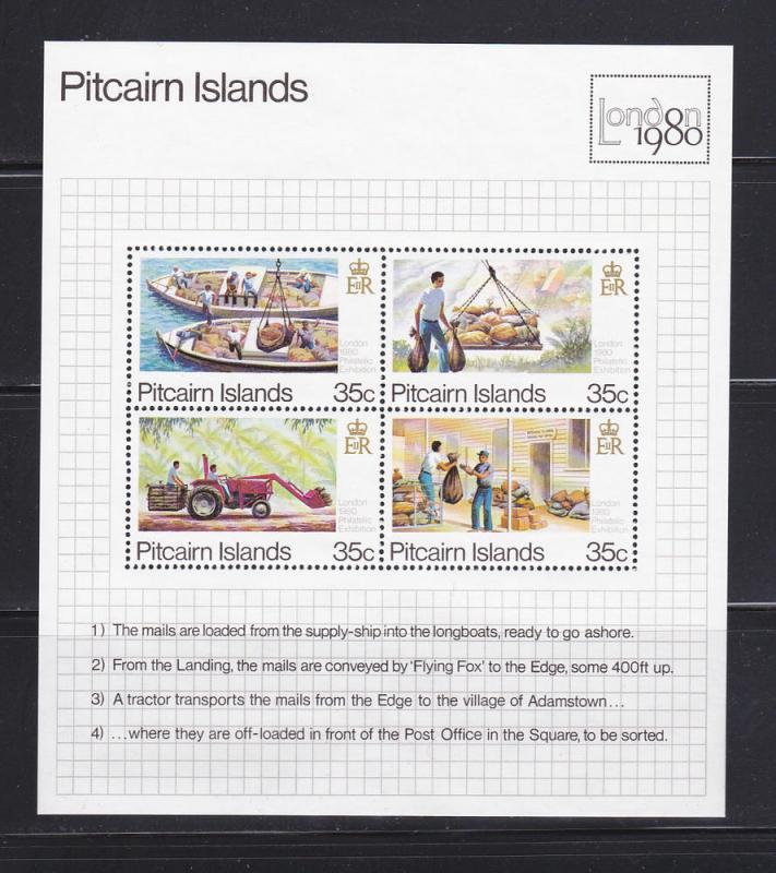 Pitcairn Islands 192 Set MNH London Stamp Exhibition