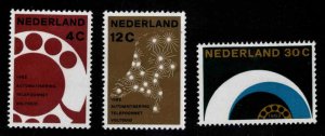 Netherlands Scott 391-393 MNH** 1962 Telephone Network set