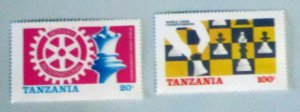 Tanzania - 304-05, MNH Set. Chess. SCV - $1.50