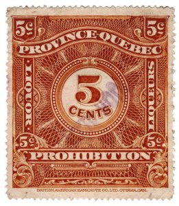 (I.B) Canada Revenue : Quebec Prohibition 5c