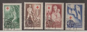 Finland Scott #B44-B47 Stamps - Used Set