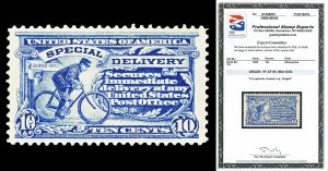 Scott E6 1902 10c Special Delivery Mint Graded VF-XF 85 H with PSE CERT