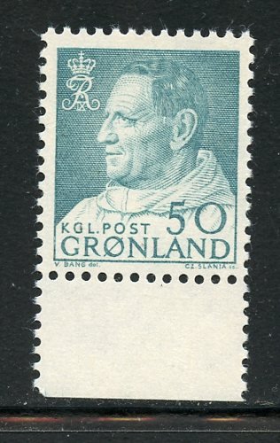 Greenland # 58, Mint Hinge. CV $ 9.00