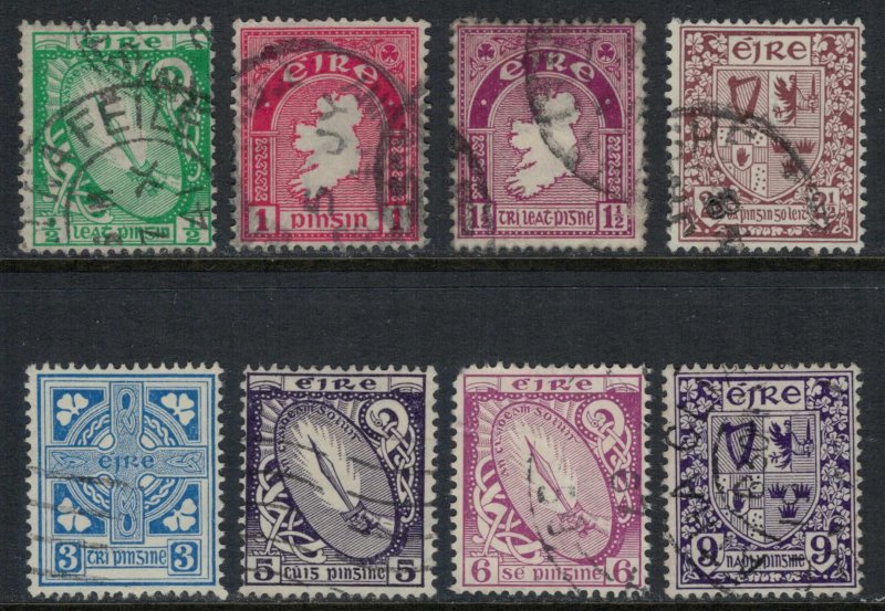 Ireland #106-8,10-1,3-5  CV $13.30