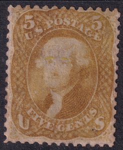 #67 Used, F-VF, Cleaned cancel (CV $750 - ID36804) - Joseph Luft