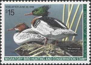 US Scott #RW61 MNH OG XF 1995 US Federal Duck Stamp