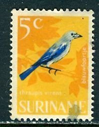 Netherlands Surinam; 1966: Sc. # 327: MNH Single Stamp