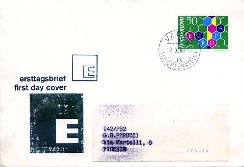 Europe 1960. FDC.