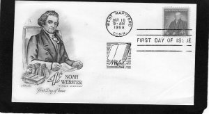 1121 Webster, FDC Artmaster cachet