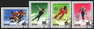 North Korea. 1988. 2974-77. Calgary Winter Olympics. USED.