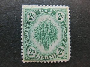 A4P60F189 Malaysian States Kedah 1921-32 Wmk Mult Script CA 2c Used-