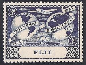 Fiji #142 3p UPU Issue Stamp mint OG NH EGRADED VF 78