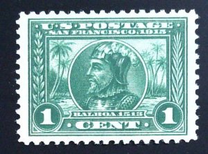 Scott #397 - VF/XF - 1c Green - Panama Pacific Expo - MNH - 1913