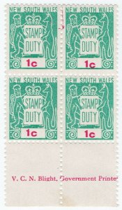 (I.B) Australia - NSW Revenue : Stamp Duty 1c (marginal)