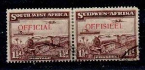 SOUTH WEST AFRICA SGO17 1938 1d PURPLE-BROWN FINE USED