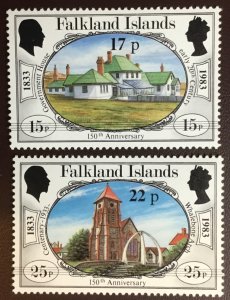 Falkland Islands 1984 Surcharges MNH