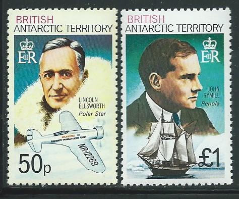 British Antarctic Territory  #58b &59b (MNH) CV $7.15