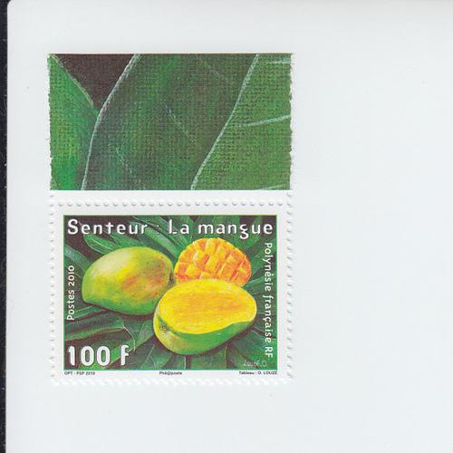 2010 French Polynesia Mango (Scented) (Scott 1030) MNH