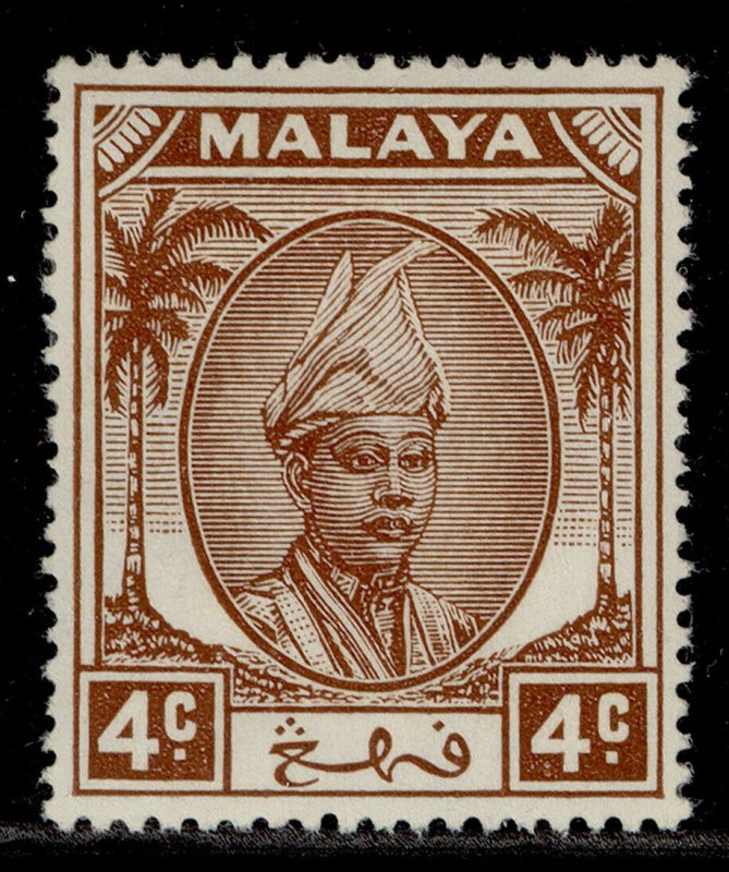 MALAYSIA - Pahang GVI SG56, 4c brown, M MINT.