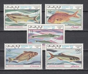 Sahara, 1991 issue. Various Fish issue.