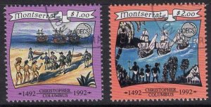 MONTSERRAT SG911/2 1991 ORGANIZATION OF EAST CARIBBEAN STATES FINE USED