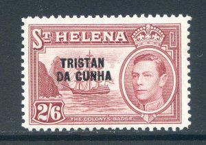 Tristan Da Cunha 2/6 Maroon SG10 Mounted Mint