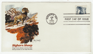 USA First Day Cover # 1949 - Bighorn Sheep - Fleetwood