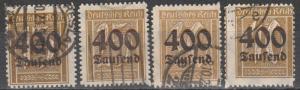 Germany #273-6  F-VF Used CV $18.00 (A16684)