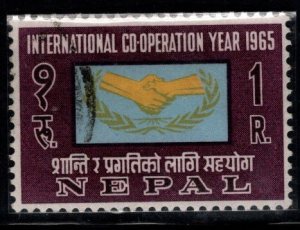 Nepal Scott 188 Used 1965 stamp