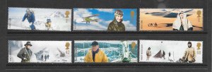 GREAT BRITAIN-CLEARANCE #2118-23 ADVENTURERS MNH