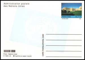 UN Geneva UX14 Postal Card Unused VF