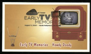 US 4414d Early TV Memories Howdy Doody UA Fleetwood cachet FDC DP