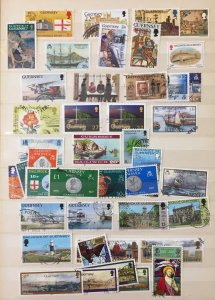 Alderney Guernsey QE Modern Used (100+) AB1970
