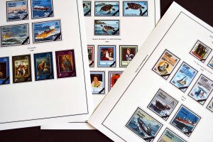 COLOR PRINTED PITCAIRN ISLANDS 1940-2010 STAMP ALBUM PAGES (118 illustr. pages)