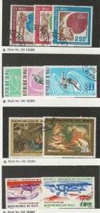 Mali, Postage Stamp, #C251-3, C271-3, C290-1, C303-3 Used, 1975-77