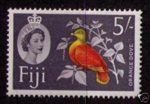 FIJI SC# 187, Kandavu Parrot Bird Orange Dove sound MNH OG 