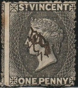 Saint Vincent, #13 Used  From 1871-78