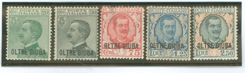 Oltre Giuba #16-20 Unused Single (Complete Set)