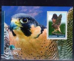 UGANDA #2123 2014 FALLON. BIRD MINT VF NH O.G S/S