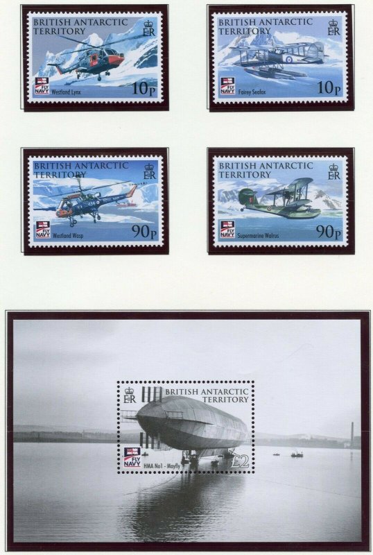 BRITISH  ANTARCTIC TERRITORY SELECTION 2009 ISSUES ON  PAGES STAMPS MINT NH