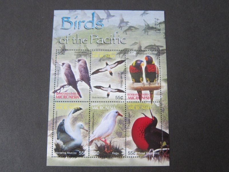 Micronesia 2004 Sc 625 Bird set MNH