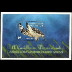 DOMINICA 2000 - Scott# 2265 S/S Hawksbill Turtle NH