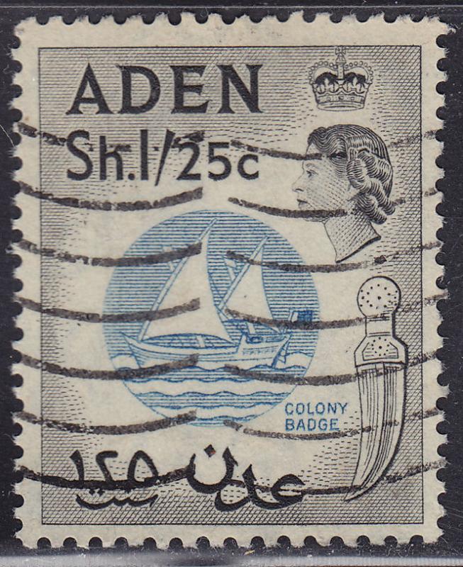 Aden 56 USED 1956 Colony Badge 